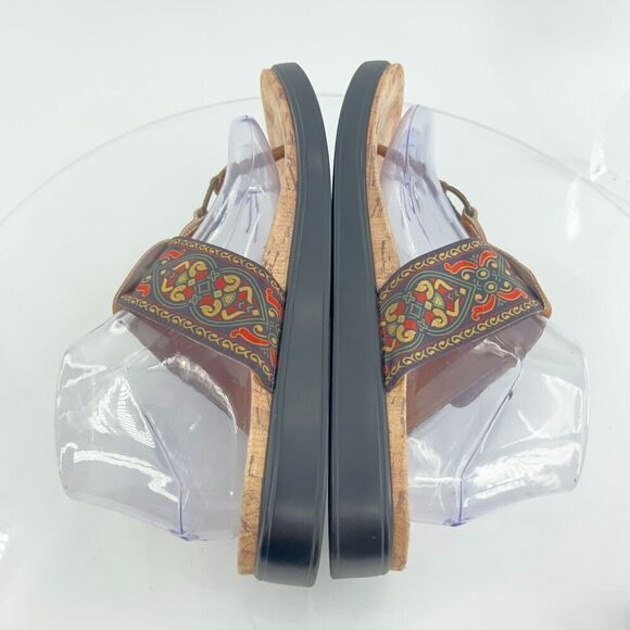 Alegria Women Moxi Sandal Size 40 10 Free Spirit Saddle Platform Slide Thong - Picture 9 of 14